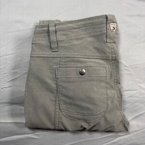 Kuhl Womens Legendary Pants Gray Hiking Outdoor Sz 2 Reg Straight Leg Gorpcore
